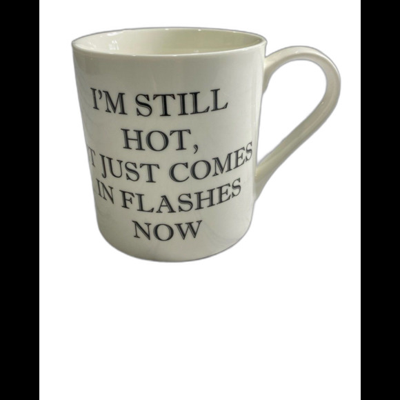 Home Essentials “I’m Still Hot, It Just Comes In Flashes Now” Ceramic Mug. LNWOT - Picture 1 of 8